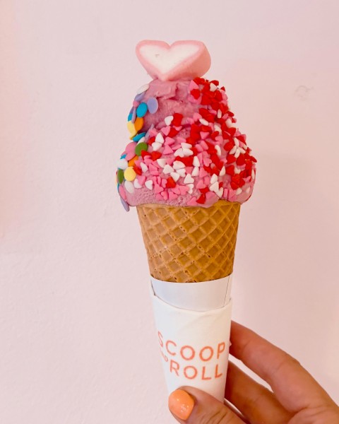 Gelato from Scoop & Roll