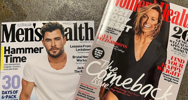 A selection of magazines available from Shoal Bay Newsagency